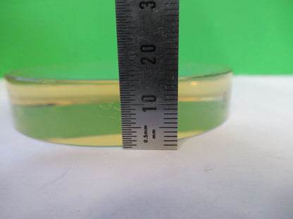 OPTICAL FLAT ZERODUR SCHOTT LASER OPTICS DICHROIC COATED AS PICTURED &F3-B-90