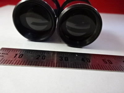 PAIR LEITZ GERMANY 10X LENS EYEPIECE OCULAR MICROSCOPE PART OPTICS &99-A-25