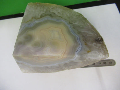 AMAZING AGATE SLICE MINERAL SAMPLE BEAUTIFUL SPECIMEN AS PICTURED V3-A-12