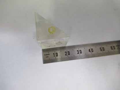 ANTIQUE BAUSCH LOMB GLASS PRISM OPTICS MICROSCOPE PART AS PICTURED  V3-A-57