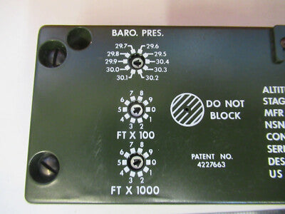 COLLECTABLE TELEDYNE ALTITUDE SENSOR PARACHUTE AS PICTURED &B9-FT-22
