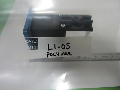 MICROSCOPE PART POLYVAR REICHERT LEICA PRISM CUBE OPTICS AS IS BIN#L1-05