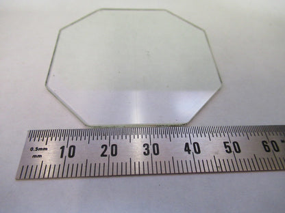 OPTICAL GLASS RETICLE CROSSHAIR PATTERN MICROSCOPE PART AS PICTURED U8-A-63