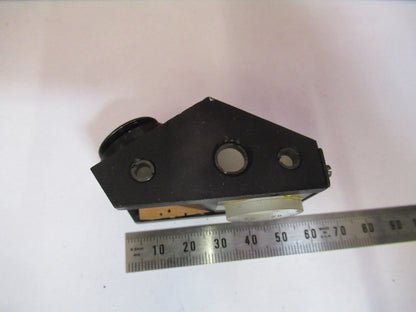 ANTIQUE BAUSCH LOMB MOUNTED GLASS PRISM MICROSCOPE PART AS PICTURED #F8-A-17