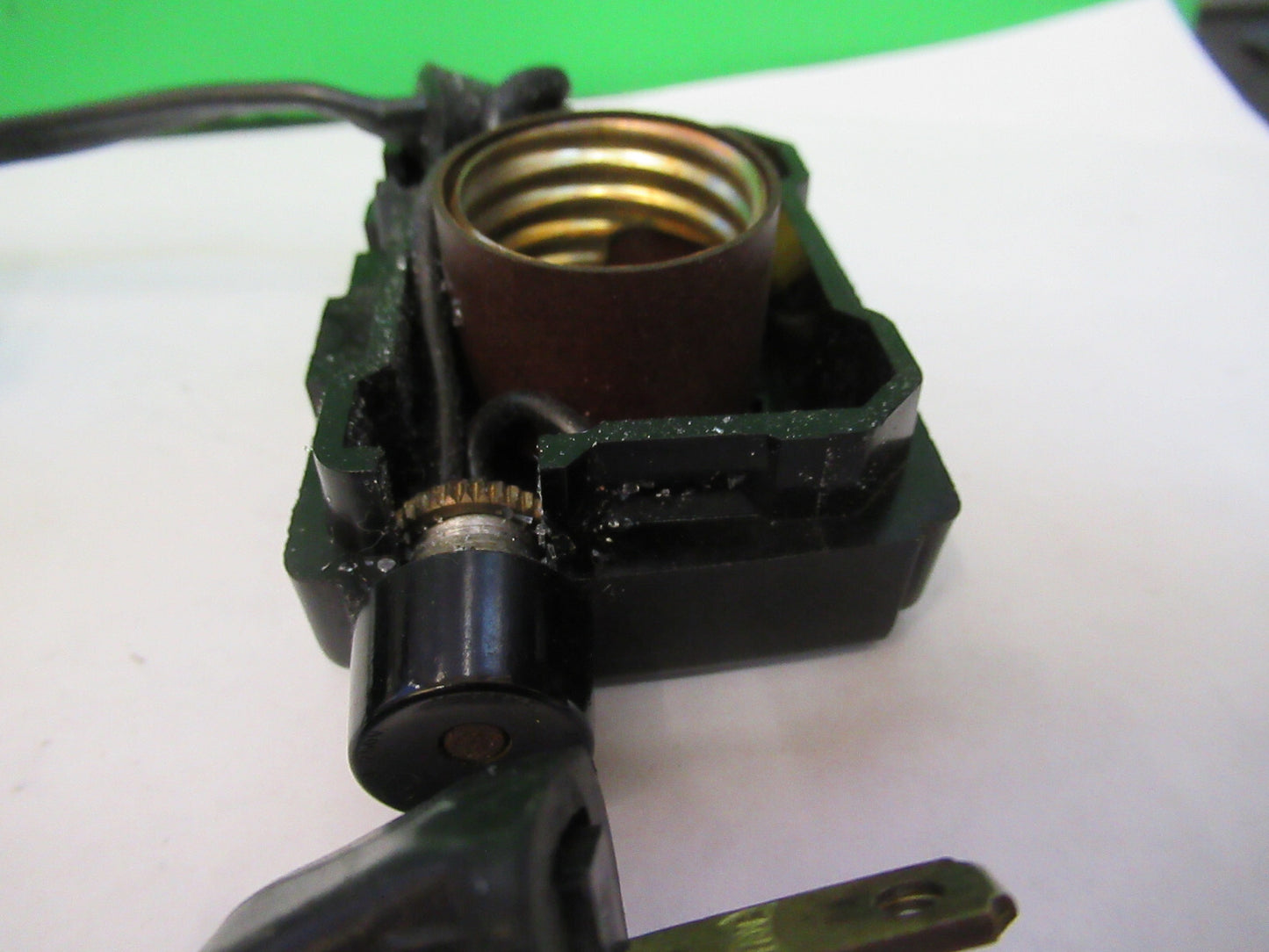 BAUSCH LOMB ILLUMINATOR LAMP BASE MICROSCOPE PART AS PICTURED A2-FD-08