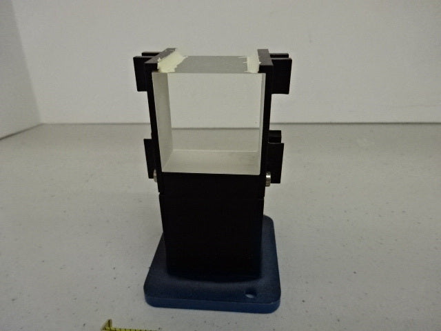 MICROSCOPE PART POLYVAR REICHERT LEICA PRISM CUBE HEAD OPTICS AS IS #AK-23