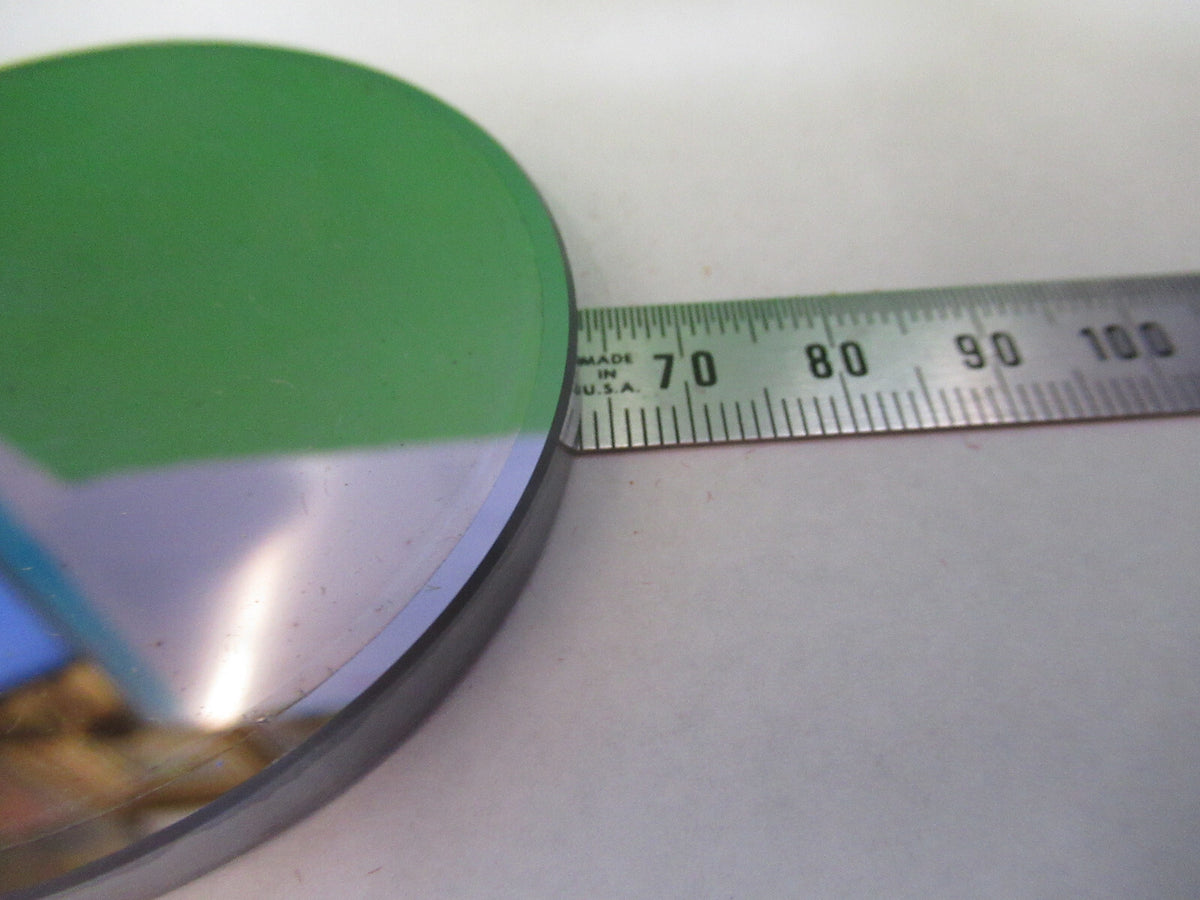 OPTICAL HUGE GOLD COATED SILICON LENS INFRARED LASER OPTICS AS PICTURED G2-A-110