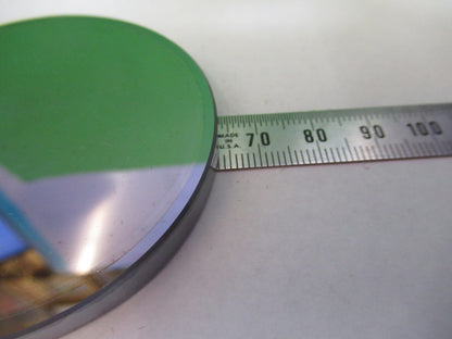 OPTICAL HUGE GOLD COATED SILICON LENS INFRARED LASER OPTICS AS PICTURED G2-A-110