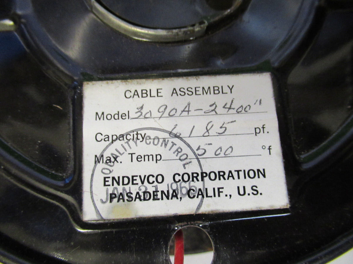ENDEVCO LOW NOISE CABLE  2400 FEET 10-32 MICRODOT for SENSOR AS PICTURED X4-A-11