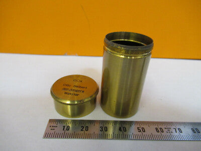Otto Seibert Germany Empty Brass Objective Can 60X Microscope Part