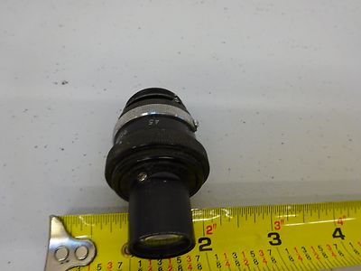 MICROSCOPE PART ILLUMINATOR LENS + IRIS OPTICS AS IS BIN#P4-B-43