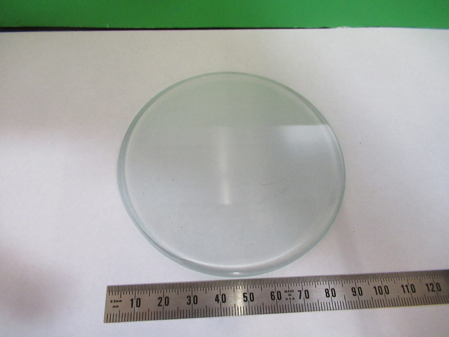 OLYMPUS JAPAN GLASS SPECIMEN STAGE TABLE MICROSCOPE PART AS PICTURED #R7-B-05x