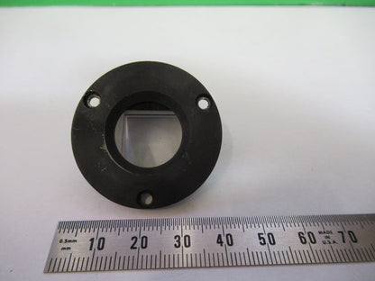 glass mounted prism OPTICS MICROSCOPE PART AS PIC  z7-b-06
