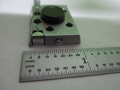 MICROSCOPE PART REICHERT AUSTRIA QUARTER WAVE SLIDE OPTICS AS IS BIN#S2-B-29
