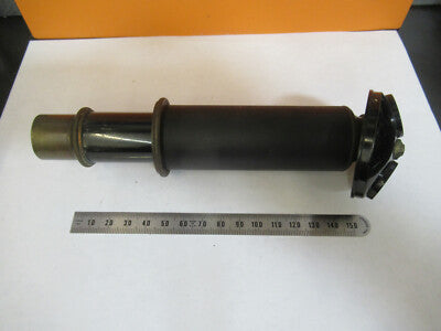 Antique Bausch & Lomb Brass Tubus + Nosepiece Microscope Part
