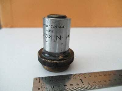Nikon Japan M20 Metallograph Objective Lens Microscope Part