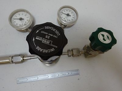 SEMICONDUCTOR LINE PRESSURE GAS VALVE REGULATOR FILTER ASSEMBLY AS IS BIN#TA-2-i