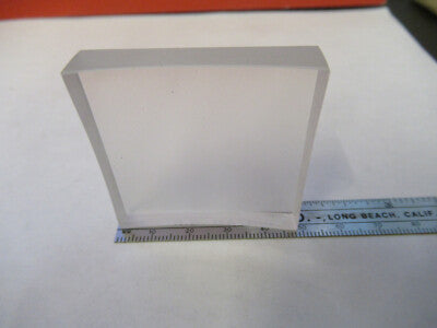 OPTICAL GLASS TRANSLUCENT CONCAVE PLANO RECTANGULAR LENS AS PICTURED #W8-FT-17