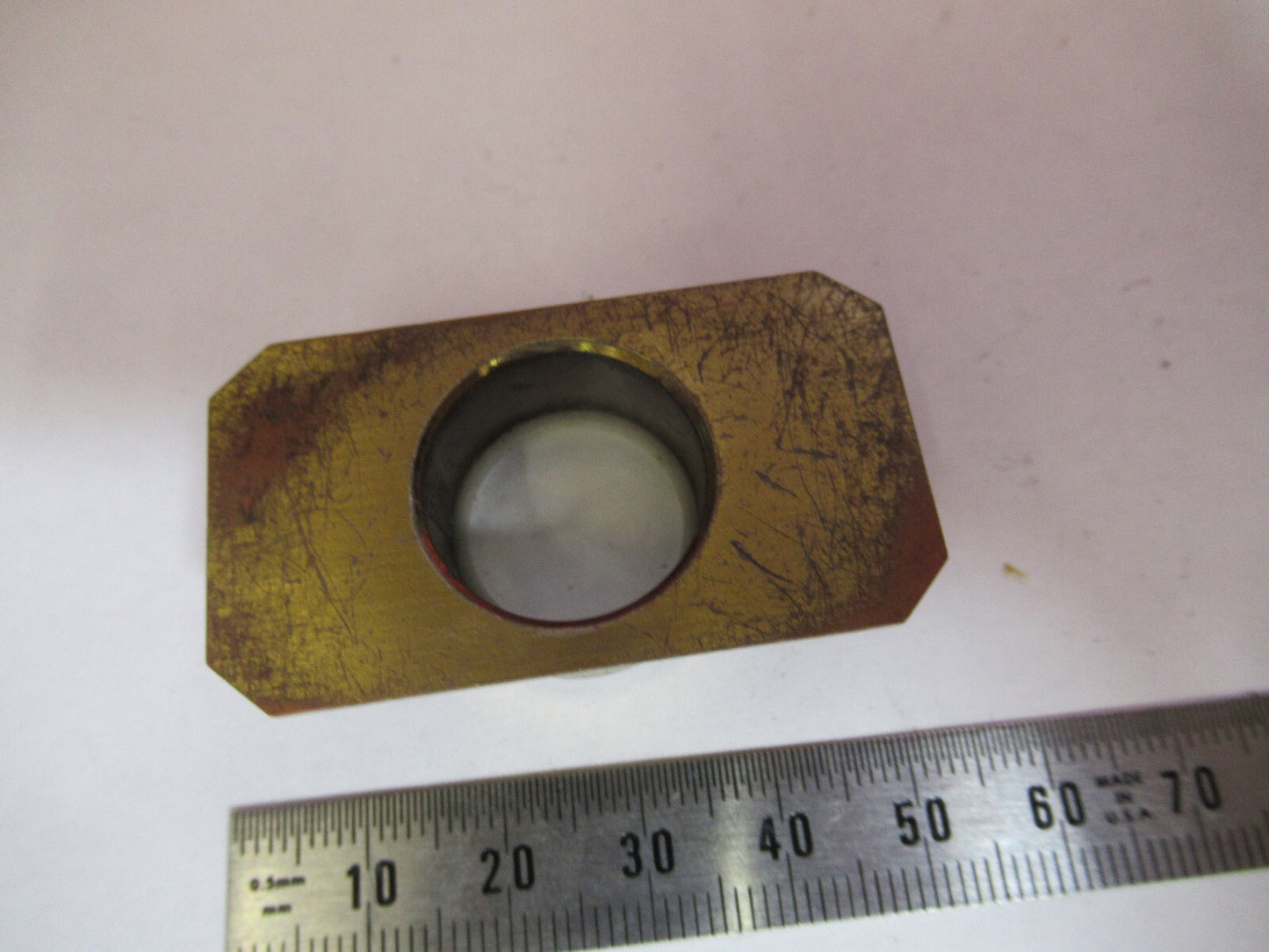 Antique Brass Compressorium Stage London Microscope Part