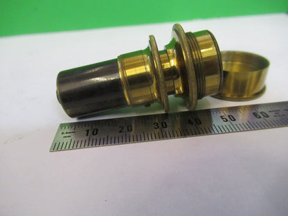 Antique Brass England Rj Beck UK objective Microscope Part