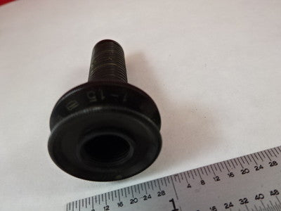 Microscope Part Antique Brass Objective Carl Zeiss AG Germany Optics