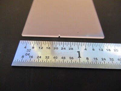 QUARTZ PLATE SINGLE CRYSTAL PIEZOELECTRIC Y-CUT PIEZO PART AS PICTURED &3K-A-74