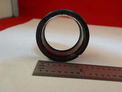 Microscope Part Antique Optical Brass Mounted Lens Optics