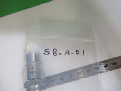 ERNST LEITZ GERMANY OBJECTIVE 45X 6L MICROSCOPE PART AS PICTURED S8-A-01