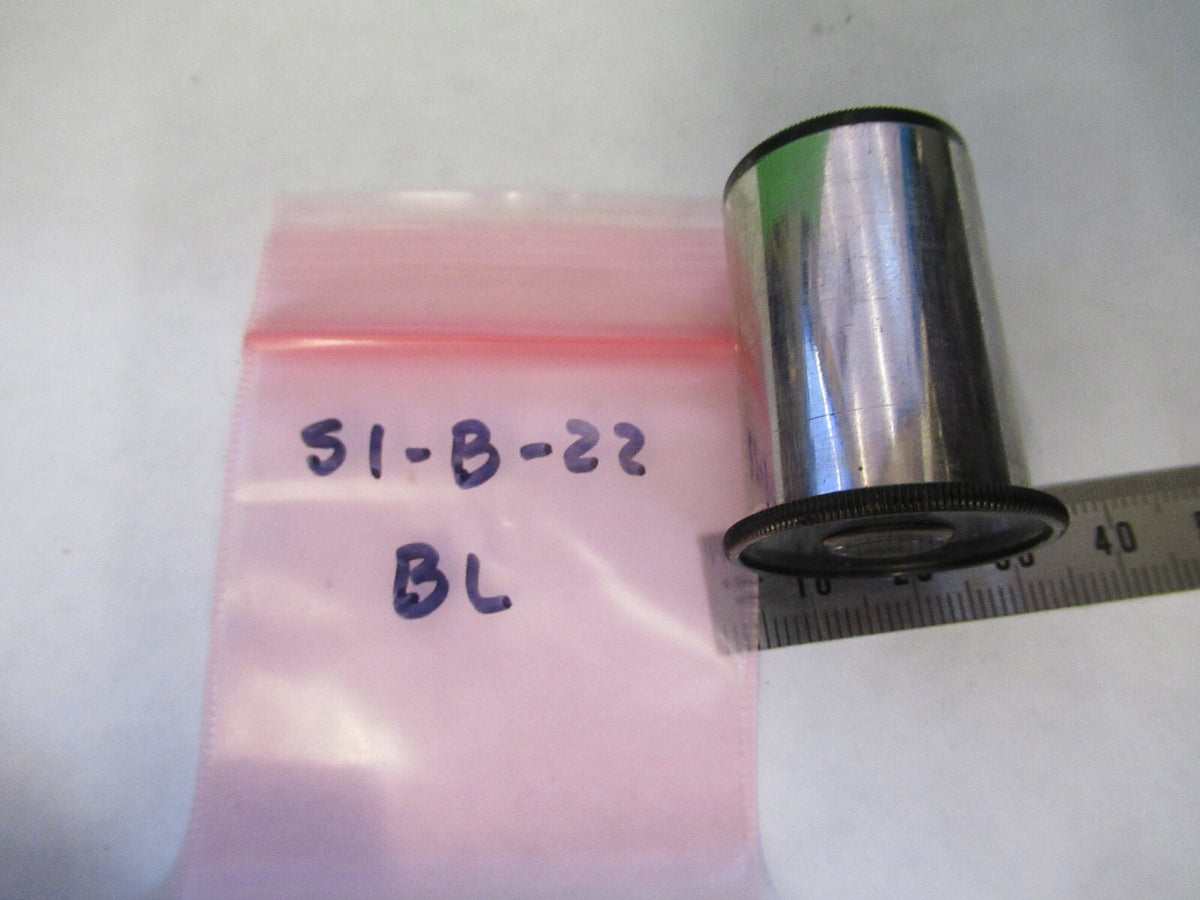 ANTIQUE BAUSCH LOMB  10X EYEPIECE LENS MICROSCOPE PART AS PICTURED S1-B-22
