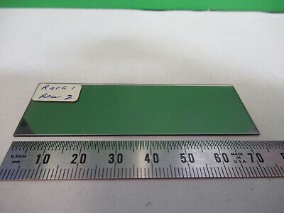 GLASS SLIDE COATED GERMANIUM THIN FILM 9,000 ANGSTROMS  AS PICTURED Z1-A-10