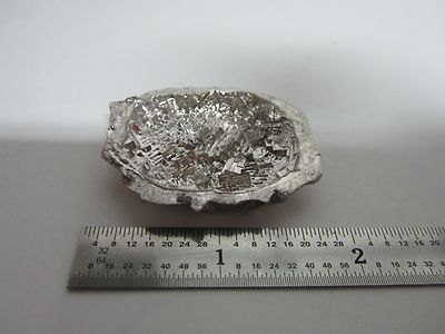 BISMUTH METAL MELTED CRYSTALS 33 GRAMS #M7-R-14
