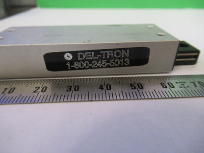 DELTRON SLIDE POSITIONING STAGE GEAR ALUMINUM for optics AS PICTURED &H9-C-04