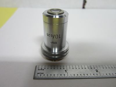 Microscope Part Objective Ernst Leitz Germany 10X Optics