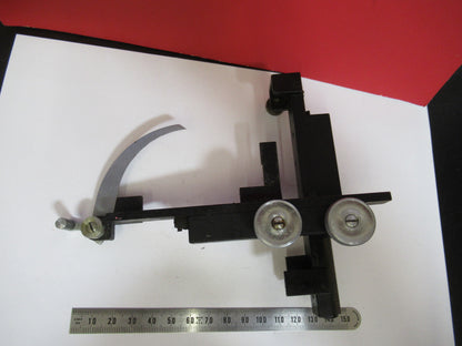 BAUSCH LOMB STAGE XY TABLE WORKS OK  MICROSCOPE PART AS PICTURED  S3-B-90