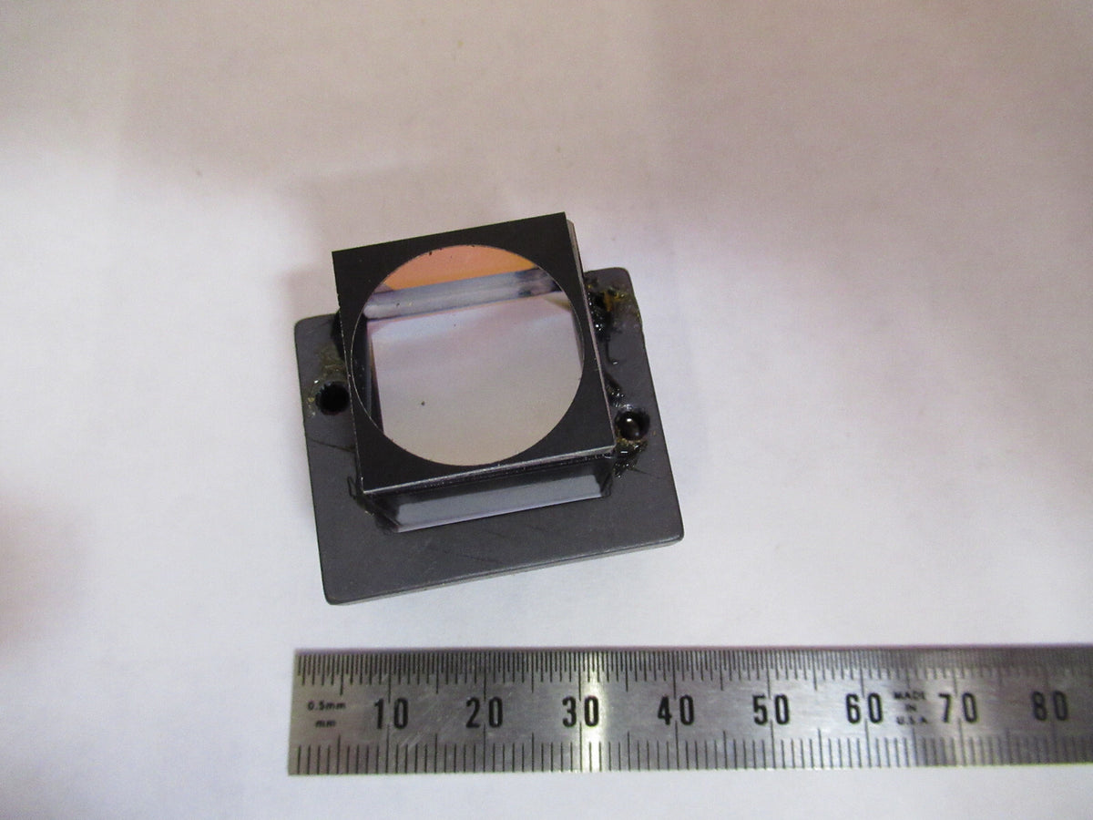 BAUSCH LOMB POL BEAM SPLITTER PRISM OPTICS MICROSCOPE PART AS PICTURED Y3-A-103