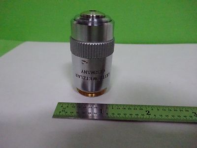 Microscope Part Ernst Leitz Germany Objective 10X 170- Fluotar Optics