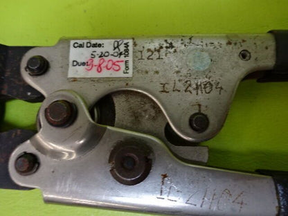 FOR PARTS ITT CANNON MAKER CRIMPING TOOL [rusty] AS IS #TA-3-8