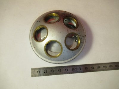 Olympus Japan Brass Nosepiece Microscope Part