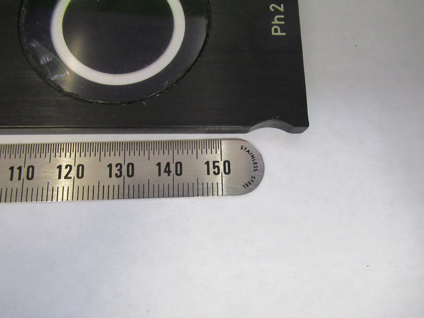 ZEISS GERMANY SLIDE PH1 PH2 [dent] OPTICS MICROSCOPE PART AS PICTURED U8-B-34