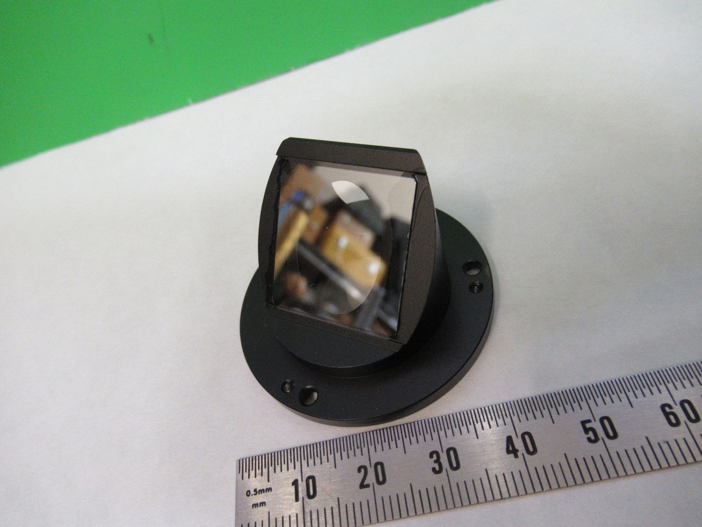 NIKON JAPAN MOUNTED BEAM SPLITTER OPTICS MICROSCOPE PART AS PICTURED T3-C-01