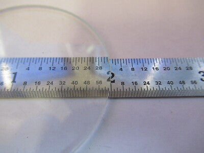 OPTICAL PLANO GLASS ROUND PLATE OPTICS AS PICTURED &3K-A-15