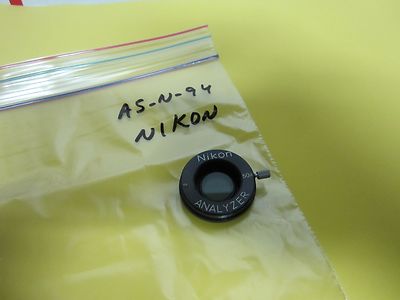 MIKROSKOP PART ANALYZER POLARISATOR NIKON OPTICS BIN#A5-N-94