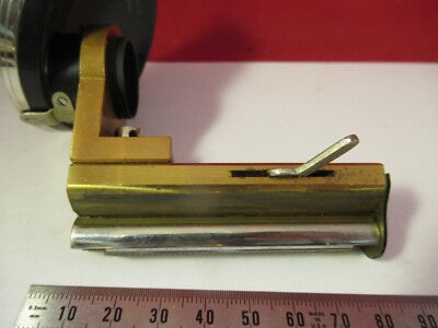 Antique Ernst Leitz Germany Nosepiece Stage Microscope Part Optics AS Pic