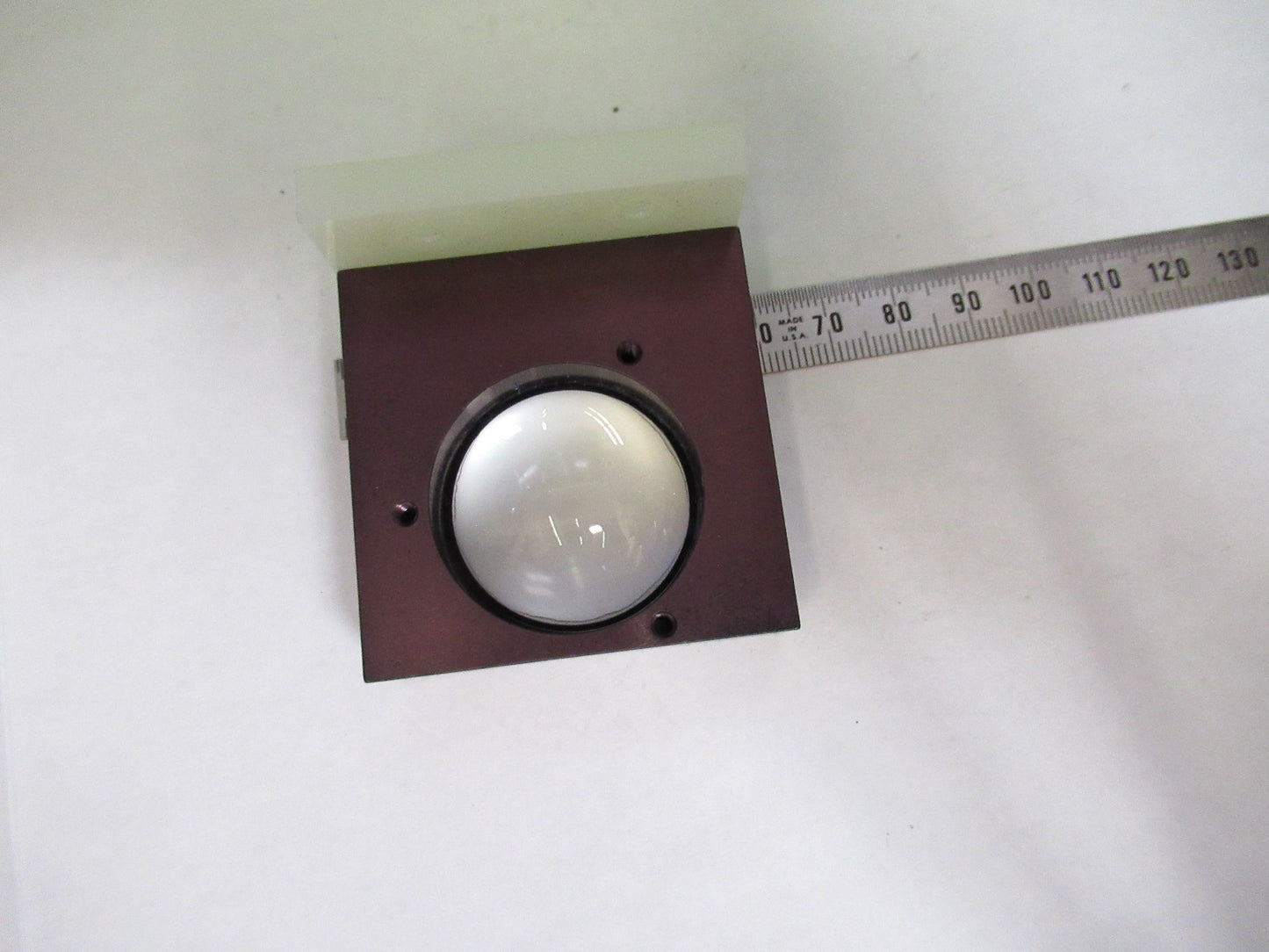 OLYMPUS JAPAN MOUNTED LENS DIFFUSER OPTICS MICROSCOPE PART AS PICTURED T6-B-11