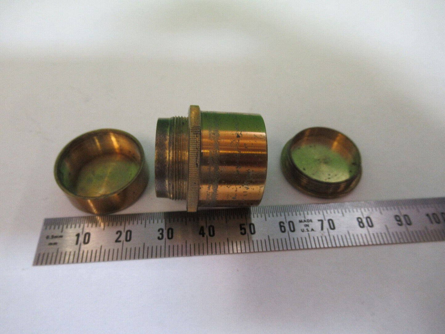 RARE ANTIQUE BRASS BECK LONDON POLARIZER POL MICROSCOPE PART AS PICTURED P2-B-68