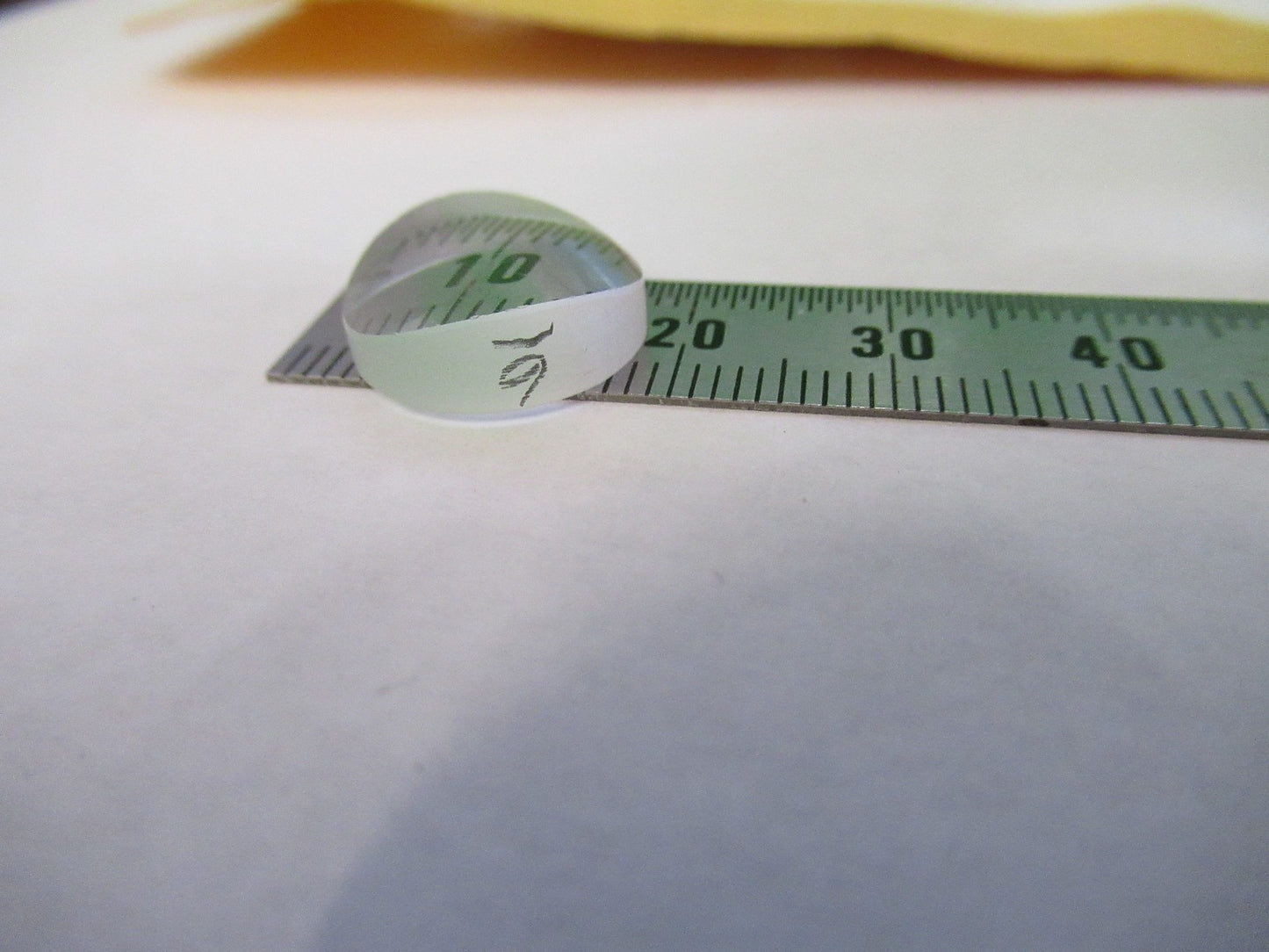 OPTICAL GLASS CYLINDER 15mm LENS LASER OPTICS NICE AS PICTURED U8-A-102