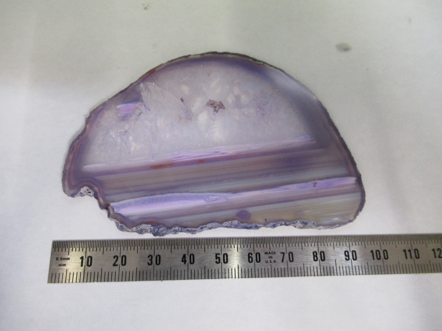 AMAZING AGATE SLICE MINERAL SAMPLE BEAUTIFUL SPECIMEN AS PICTURED T7-FD-84