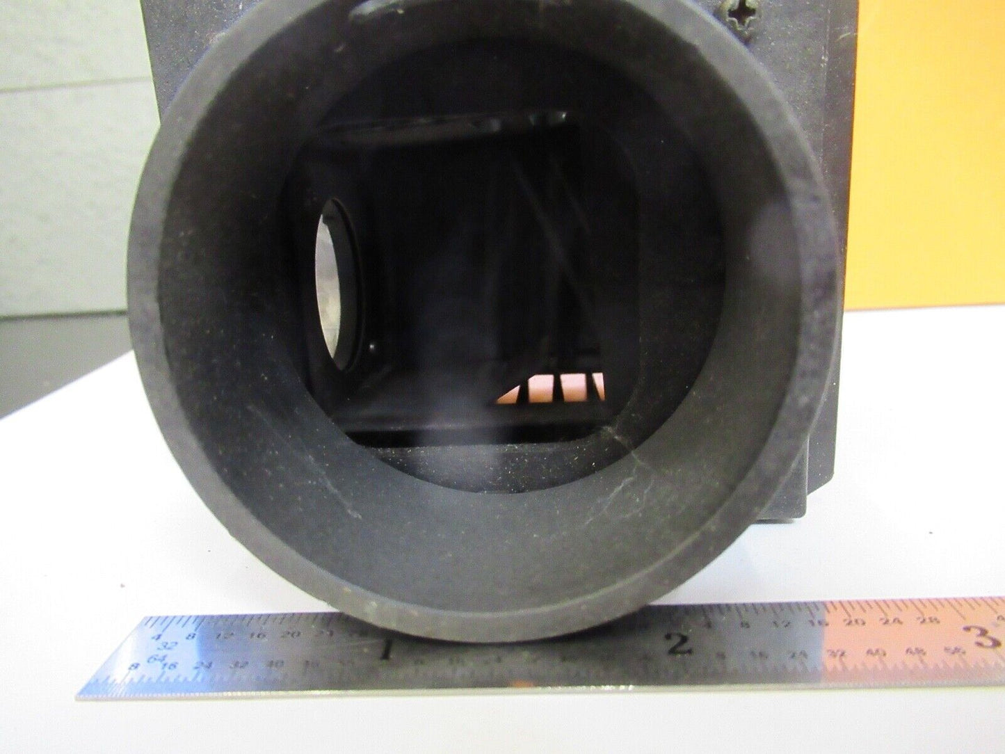 FOR PARTS EMPTY OLYMPUS JAPAN LAMP HOUSING MICROSCOPE PART AS PICTURED &36-FT-95