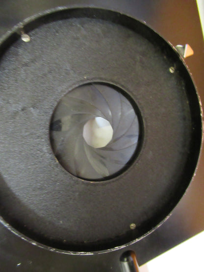 HUGE MOUNTED GAERTNER DIAPHRAGM IRIS LASER OPTICS OPTICAL AS PICTURED Y3-A-08