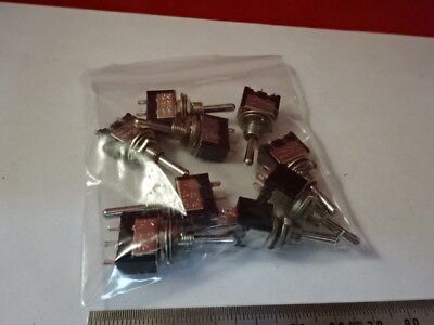 LOT 9 EA TEMPORARY SWITCH MINI TOGGLE 6A 125V NICE &6-A-21